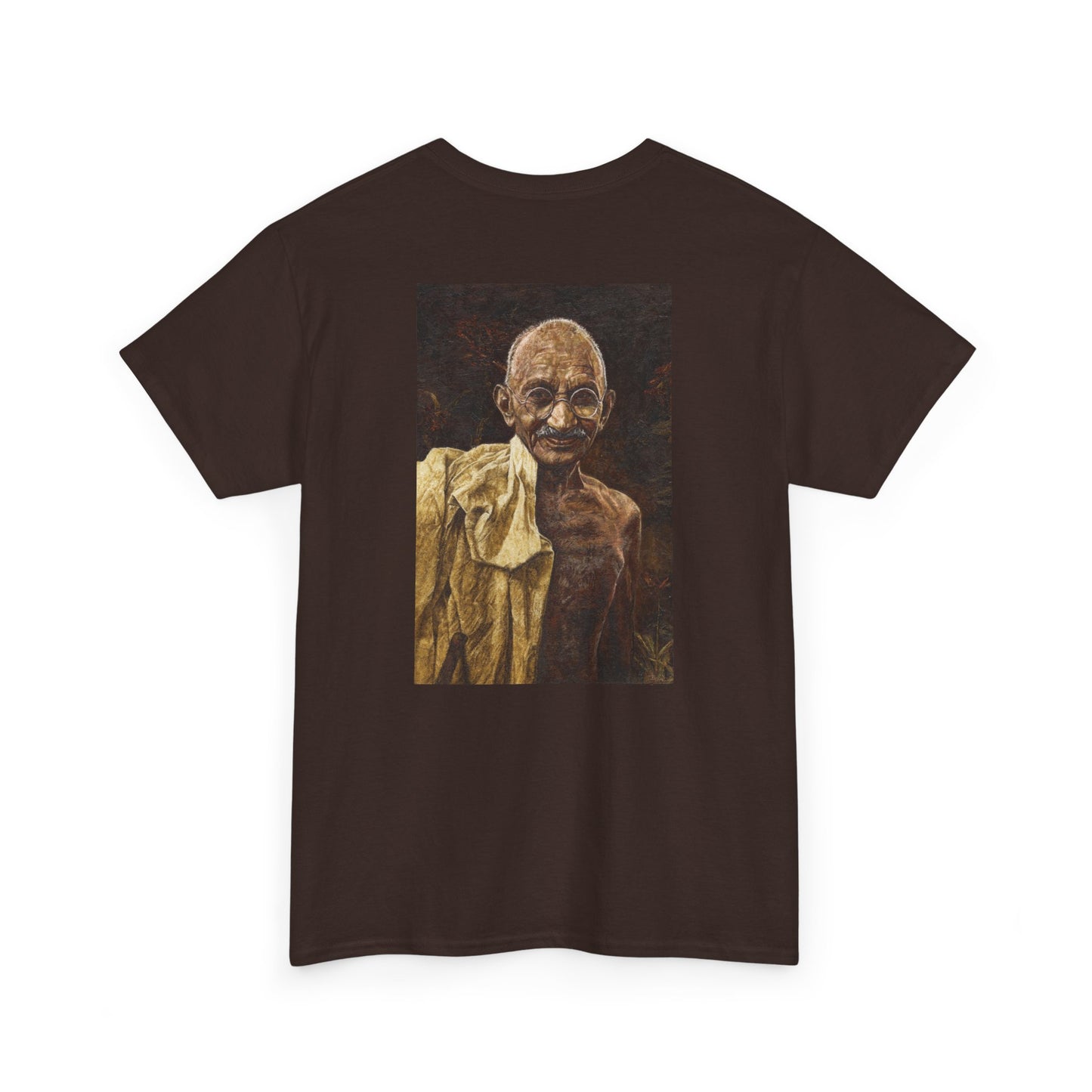 Gandhi T-shirt, Back Print With Quote