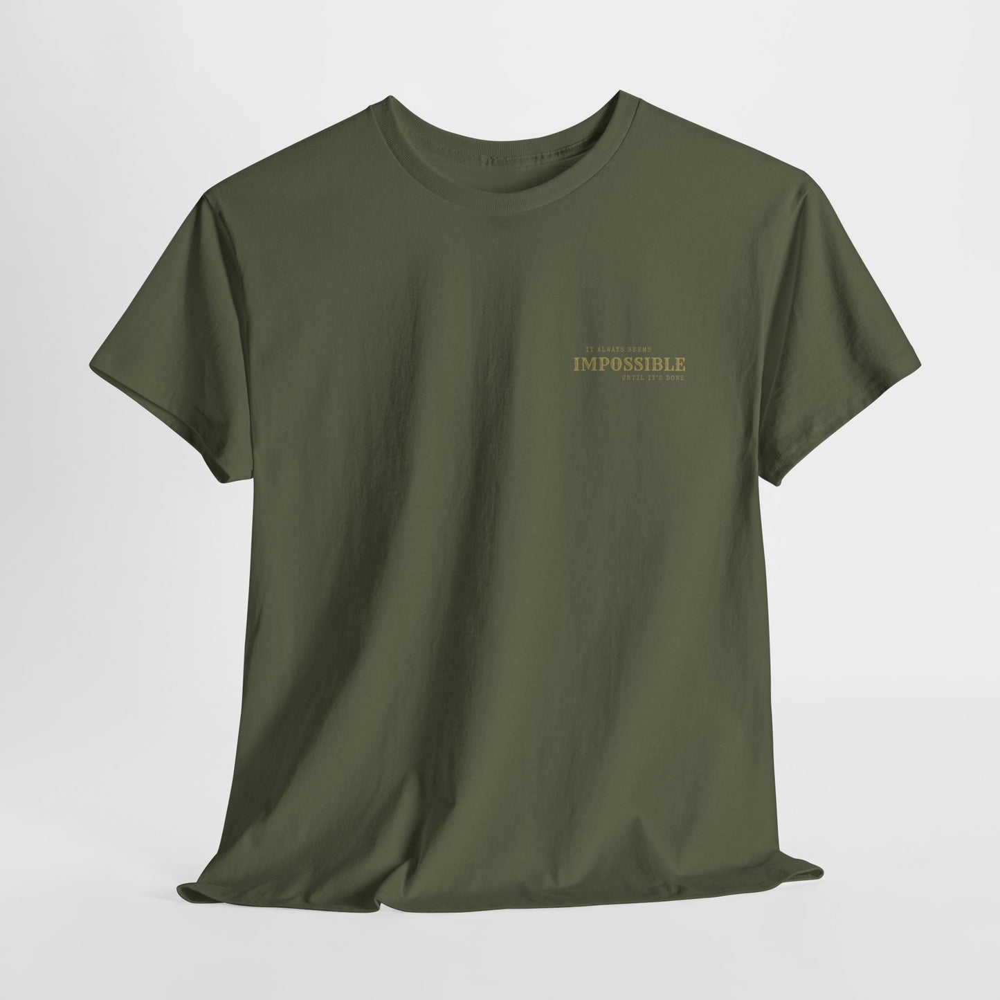 Nelson Mandela T-shirt, Impossible Back Print