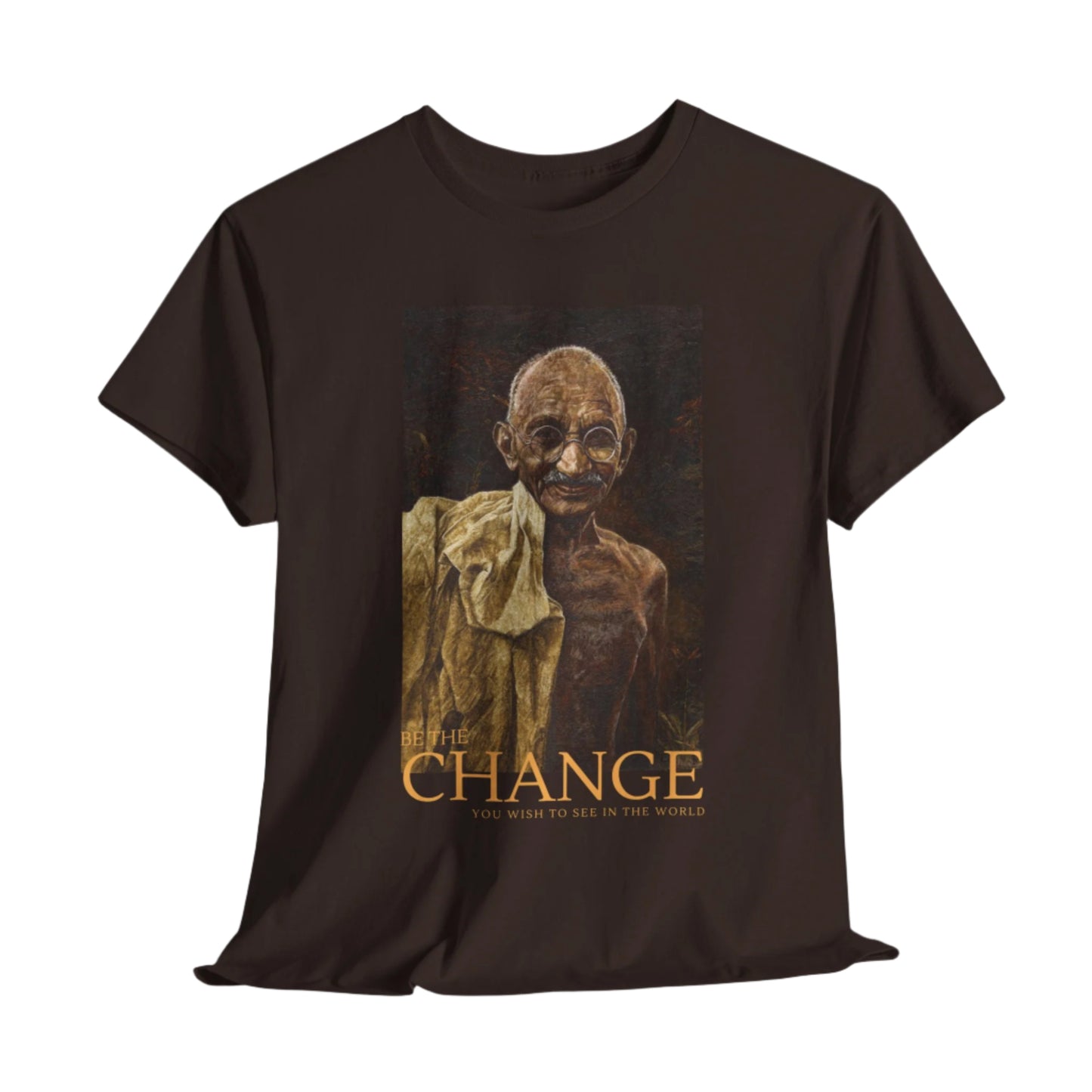 Gandhi T-shirt, Be the change