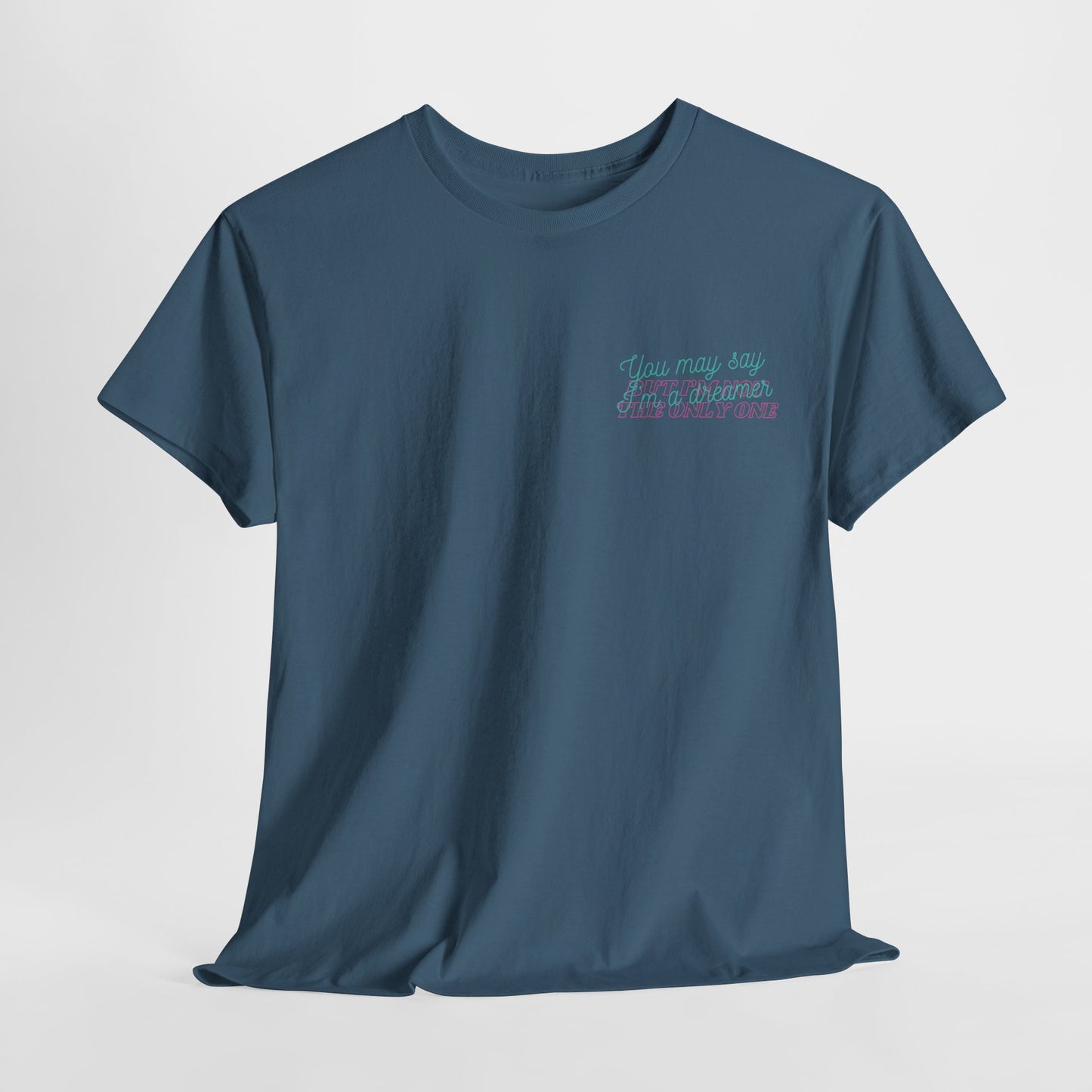 John Lennon T-shirt, Back Print Dreamer