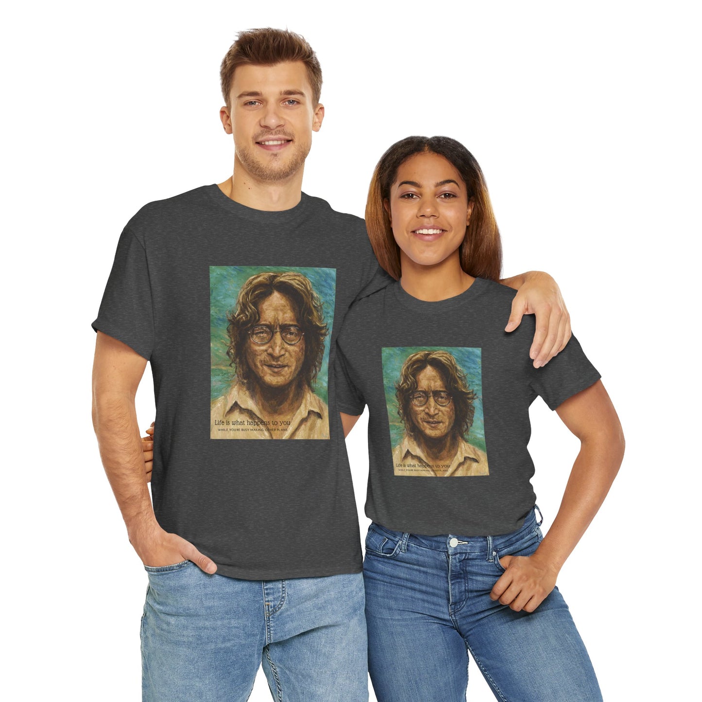 John Lennon T-shirt, Life