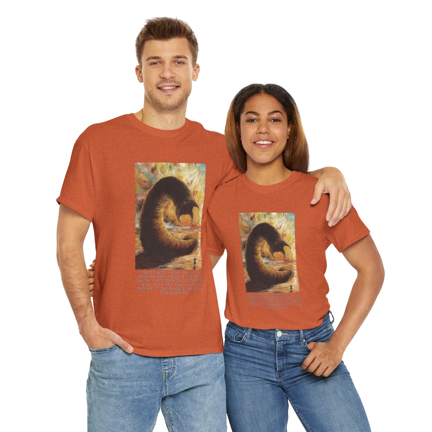 Dune T-shirt, Excerpt from Litany Against Fear
