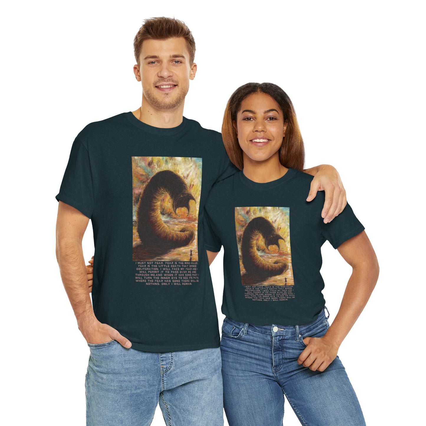 Dune T-shirt, Litany Against Fear - Full