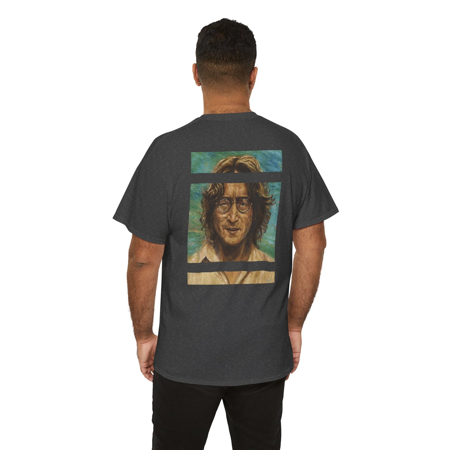 John Lennon T-shirt, Back Print Dreamer
