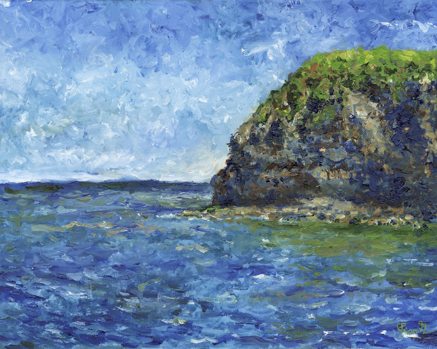"July" Landscape, Giclée Print
