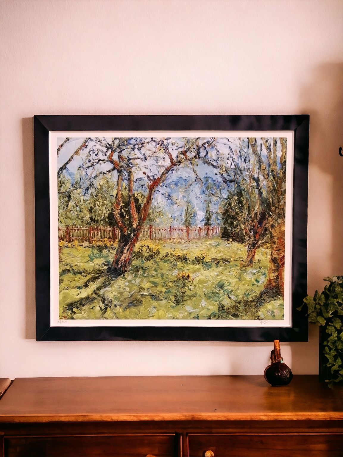 "April" Landscape, Giclée Print