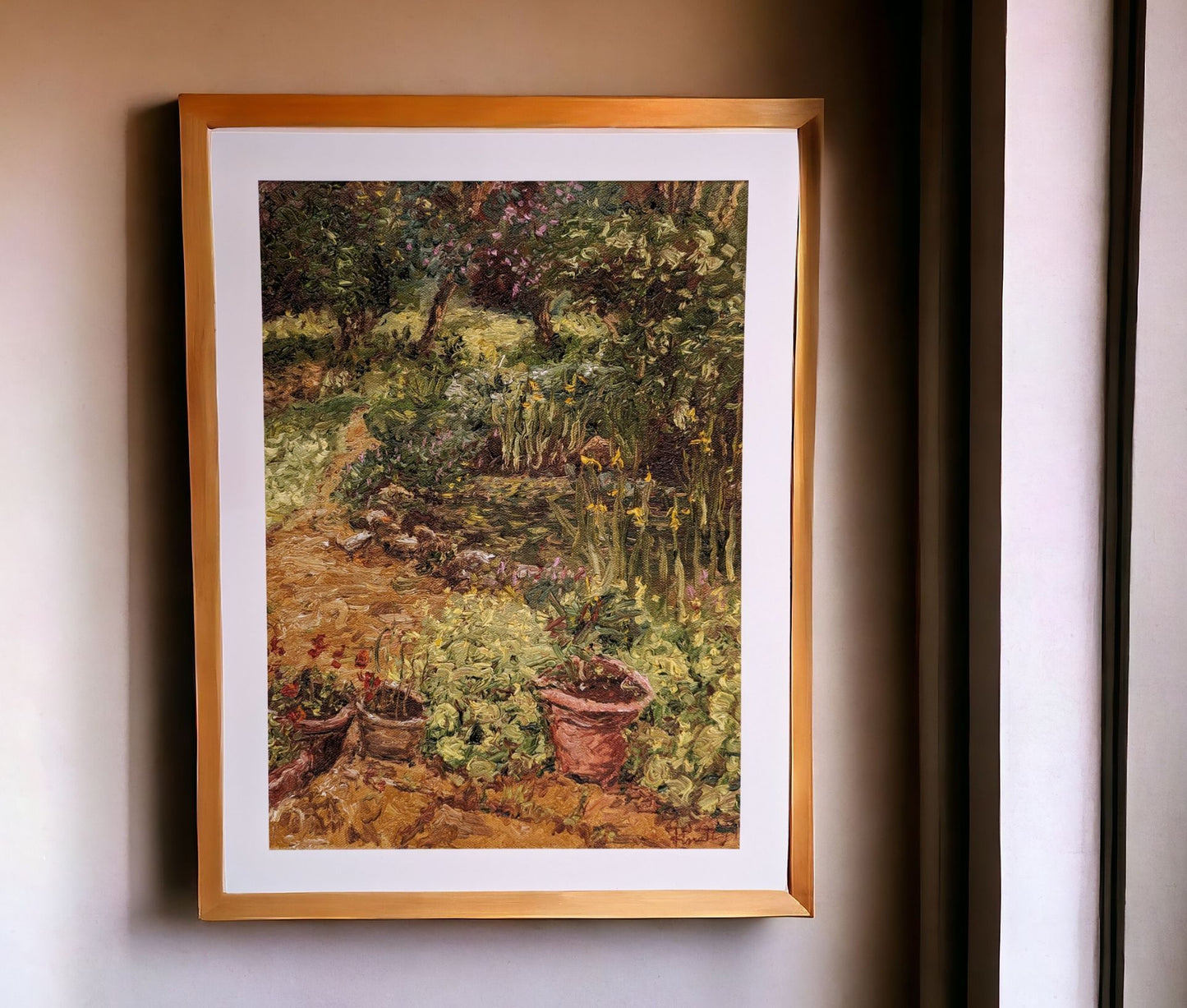 In the garden, Giclée Print