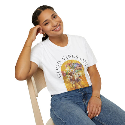 Women Art T-Shirt, Good vibes