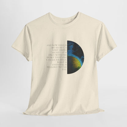 The Little Prince T-shirt, Heart Quote