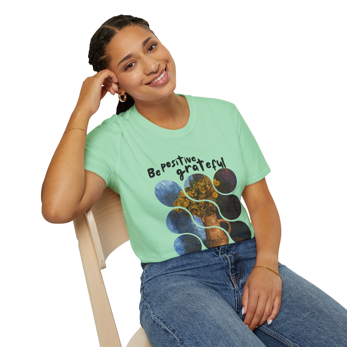 Positive Grateful Mindful Vibes Women T-Shirt