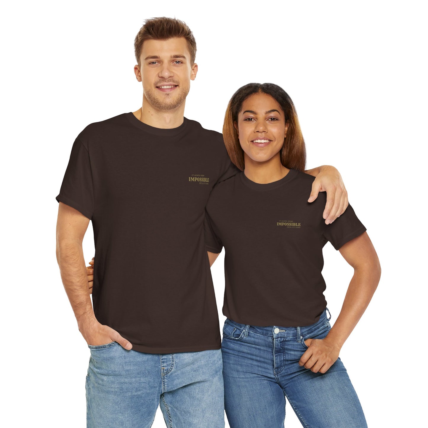 Nelson Mandela T-shirt, Impossible Back Print