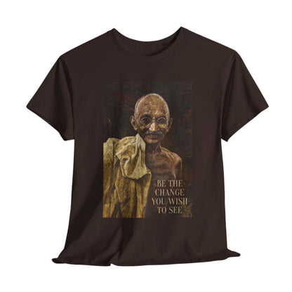 Gandhi T-shirt, Be The Change You Wish To See