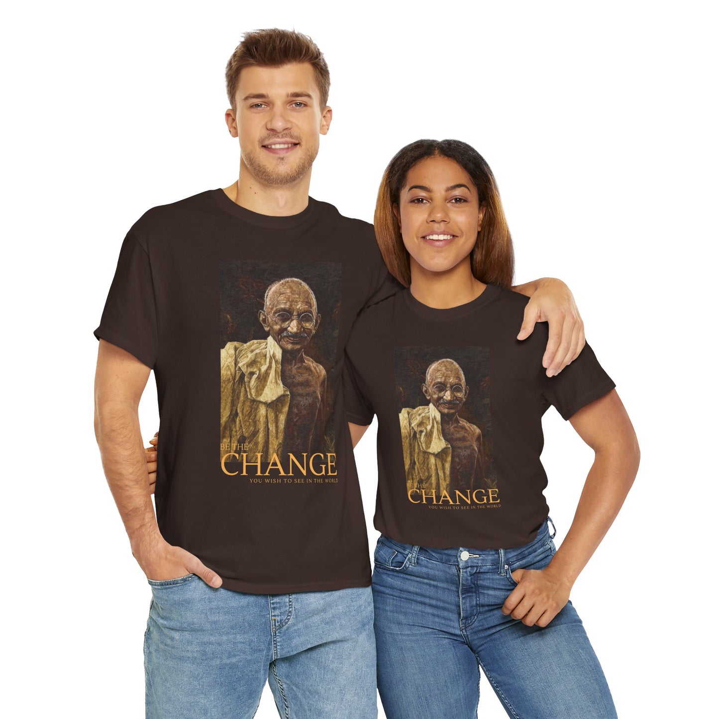 Gandhi T-shirt, Be the change