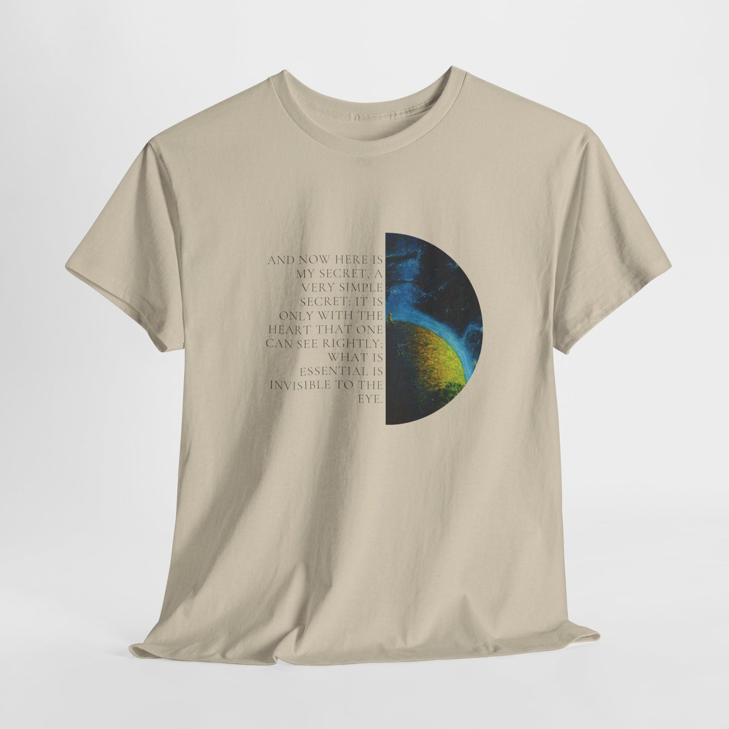 The Little Prince T-shirt, Heart Quote