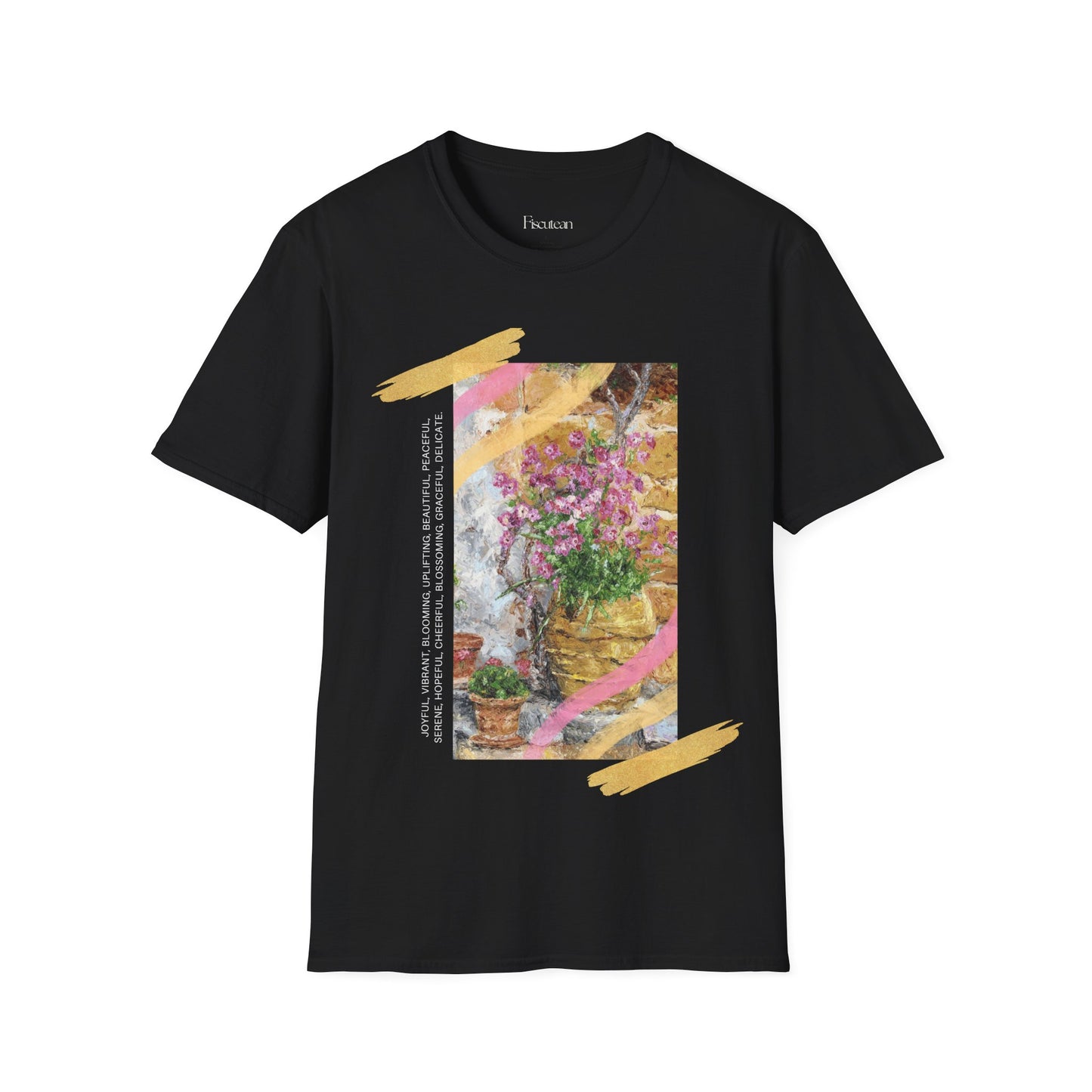 Women Art T-Shirt, Purple flowers in Italy