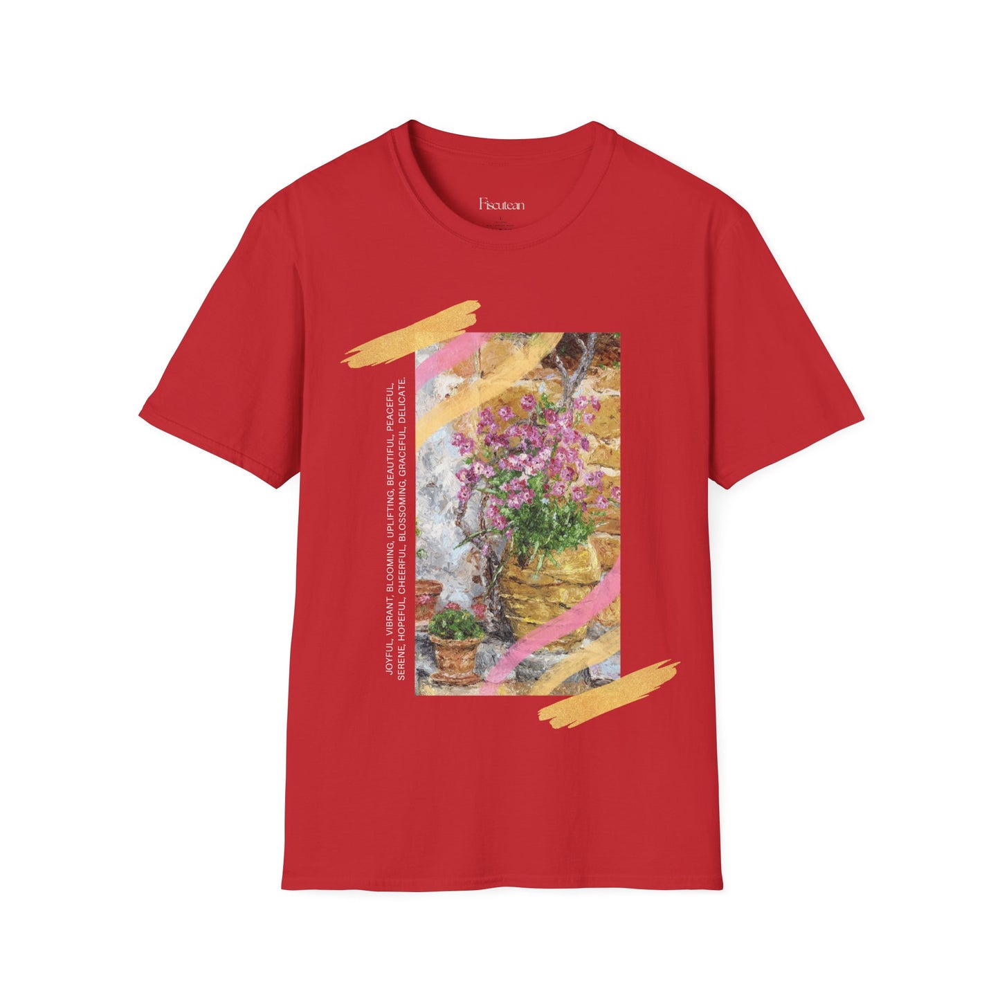 Women Art T-Shirt, Purple flowers in Italy