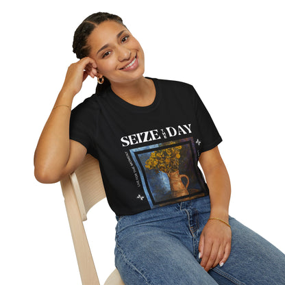 Women Art T- shirt, Seize The Day