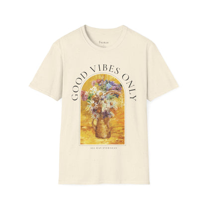 Women Art T-Shirt, Good vibes