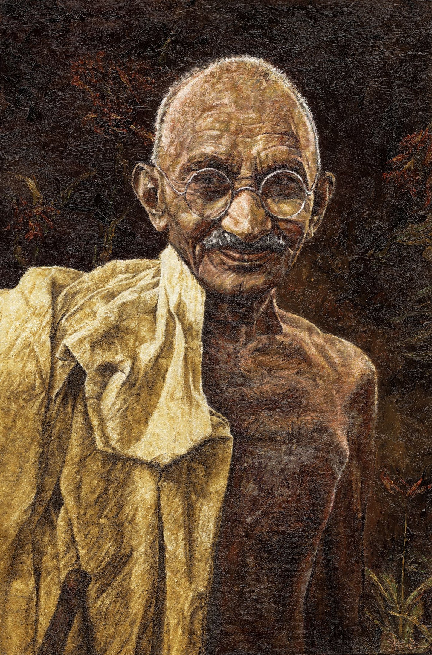 "Mahatma Gandhi" Giclée Print