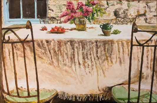 At the table, Giclée print