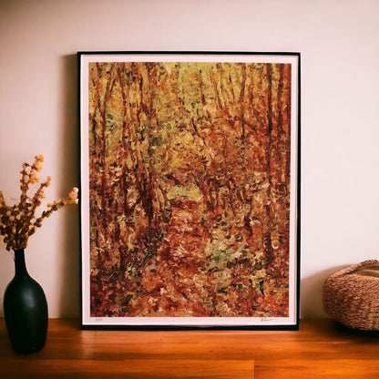 "October" Landscape, Giclée Print