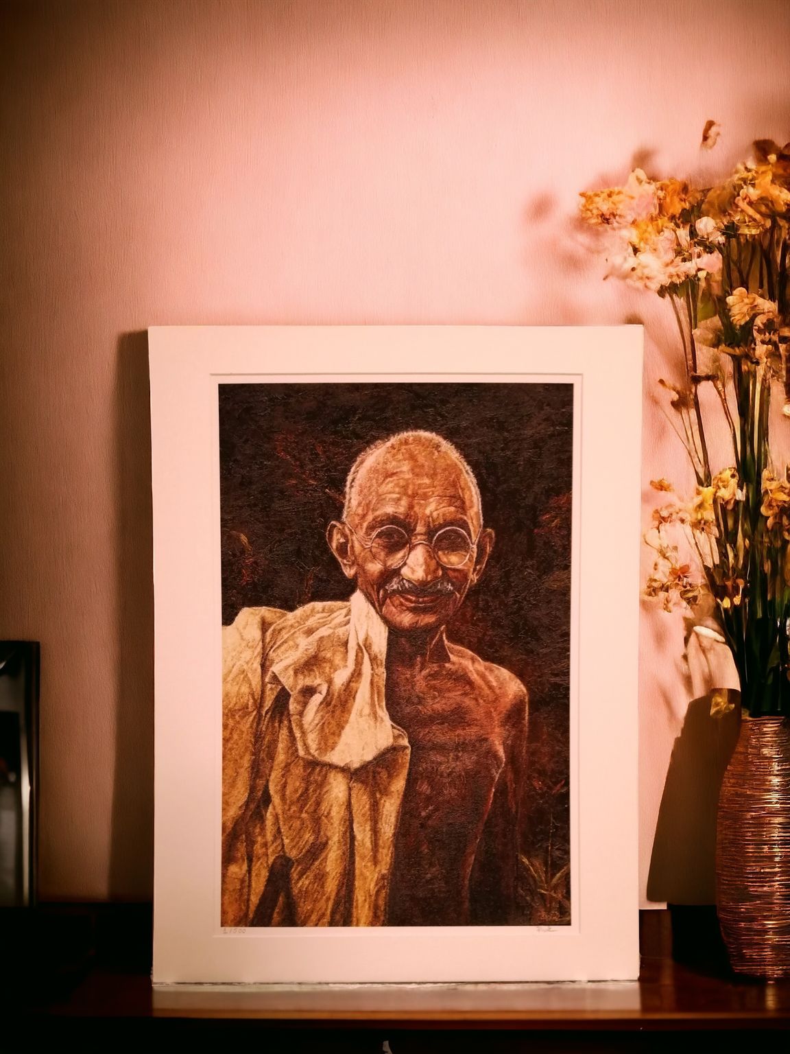 "Mahatma Gandhi" Giclée Print