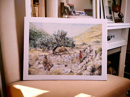 Her collection: The woman at the well, Giclée Print