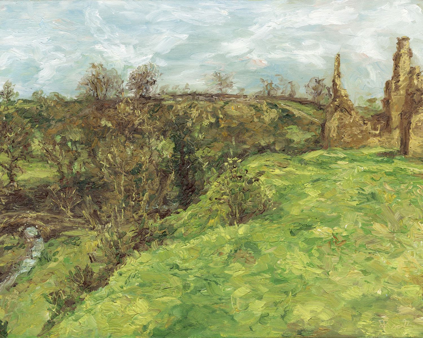 "February" Landscape, Giclée Print